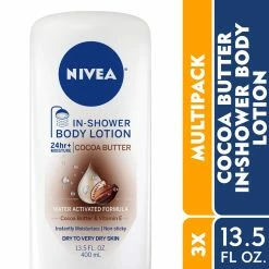 Nivea Body NIVEA Cocoa Butter In Shower Lotion, Body Lotion For Dry Skin, 3 Pack Of 13.5 Fl Oz Bottles -Moisturizers Sales 4gkz0p91phwtvfh1a53as6sha3t6