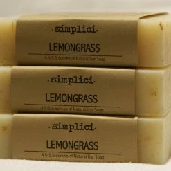 Simplici Lemongrass Bar Soap 3-pack (5 Oz Bars)
