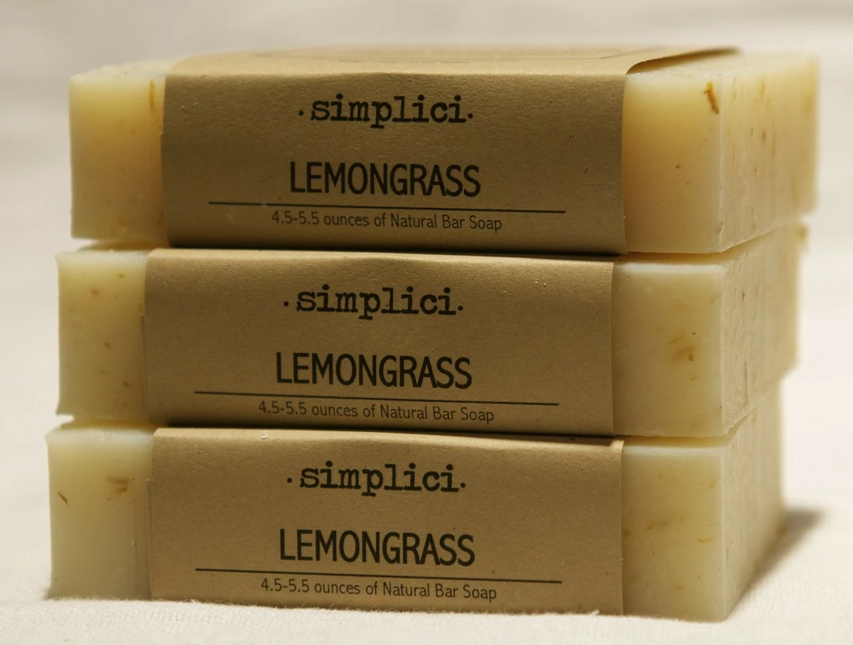 Simplici Lemongrass Bar Soap 3-pack (5 Oz Bars) 3 Simplici Lemongrass Bar Soap 3-pack (5 Oz Bars)