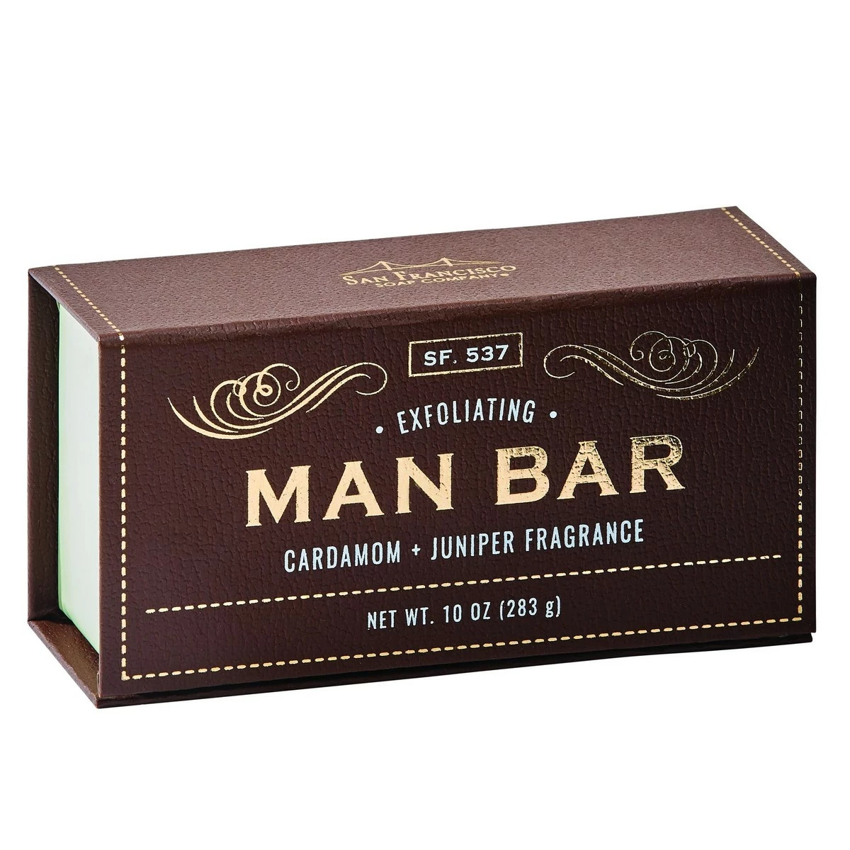 San Francisco Soap Company Exfoliating Man Bar, Cardamom & Juniper, 10 Ounce 3 San Francisco Soap Company Exfoliating Man Bar, Cardamom & Juniper, 10 Ounce
