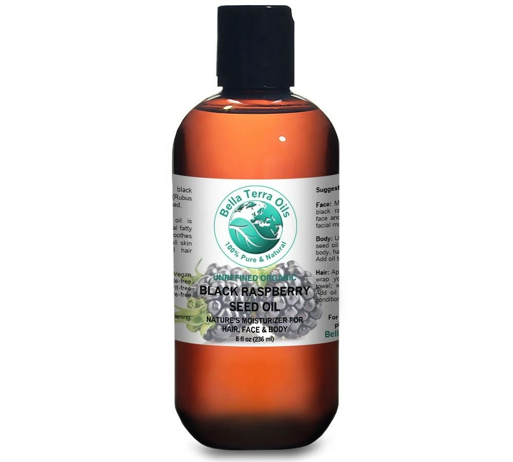Bella Terra Oils Store Black Raspberry Seed Carrier Oil 8 Oz 100% Pure Cold-pressed Unrefined Organic - Bella Terra Oils 3 Bella Terra Oils Store Black Raspberry Seed Carrier Oil 8 Oz 100% Pure Cold-pressed Unrefined Organic - Bella Terra Oils
