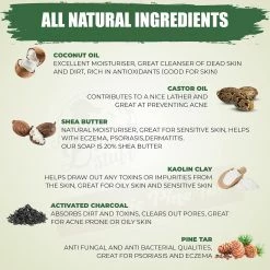 The Black Stuff Pine Tar Soap For Men - Mens Natural Soap - Longer Lasting Handmade All Natural Mens Soap - Bar Soap With Pine, Basil And Spearmint - Mens Natural Bar Soap With Activated Charcoal Volcanic Pumice 11 The Black Stuff Pine Tar Soap For Men - Mens Natural Soap - Longer Lasting Handmade All Natural Mens Soap - Bar Soap With Pine, Basil And Spearmint - Mens Natural Bar Soap With Activated Charcoal Volcanic Pumice -Moisturizers Sales 4owoz1na3x5i5njoujlg8na86ad4