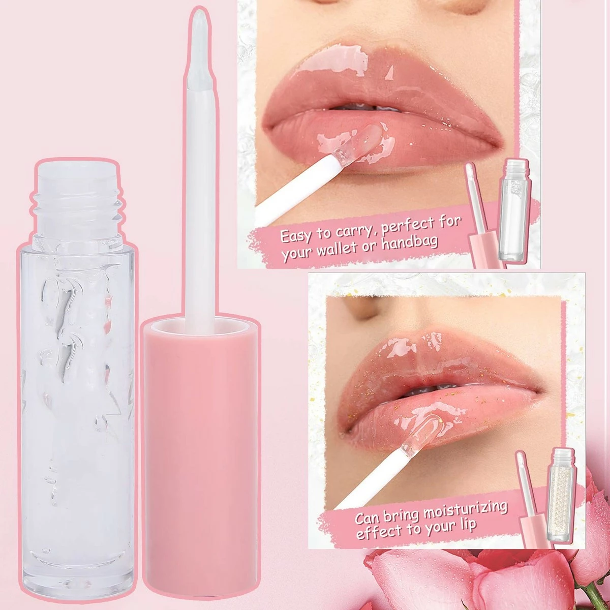 YUYTE Store Liquid Lipstick, 2.5ml Liquid Lipsticks, Lip Glaze Moisturizing, Long Lasting Waterproof Liquid Lip Gloss, Gifts For Ladies(C01) 4 YUYTE Store Liquid Lipstick, 2.5ml Liquid Lipsticks, Lip Glaze Moisturizing, Long Lasting Waterproof Liquid Lip Gloss, Gifts For Ladies(C01) - Image 2