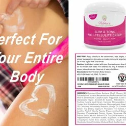 Victoria's Body Shoppe Store Slim & Tone Anti Cellulite Cream Firming Lotion Botanical Defense Skin Tightening Reduce Sagging Loose Skin Dimples Buttocks Legs Stomach Plus Exclusive Diet And Recipe Guide FREE -Moisturizers Sales 4xhjckfdobm2p664m4eds9srodge