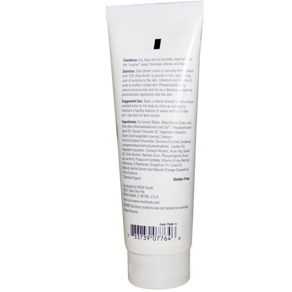 NOW Foods Solutions Shea Butter Lotion - 4 Fl Oz 4 NOW Foods Solutions Shea Butter Lotion - 4 Fl Oz - Image 2