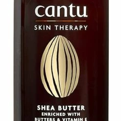 Cantu Skin Therapy Body Lotion Shea Butter 16 Ounce Nourishing (473ml) (Pack Of 2)