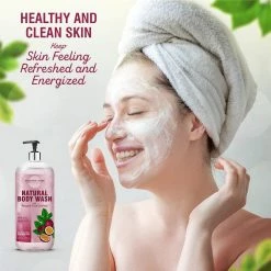 Majestic Pure All Natural Body Wash With Passion Fruit Extract - For Body, Face And Hand - Liquid Soap, Sulfate Free & Parabens Free, For Men And Women - 16 Fl Oz -Moisturizers Sales 4yfq6s5jmqzxlbg3kboau00pt1al