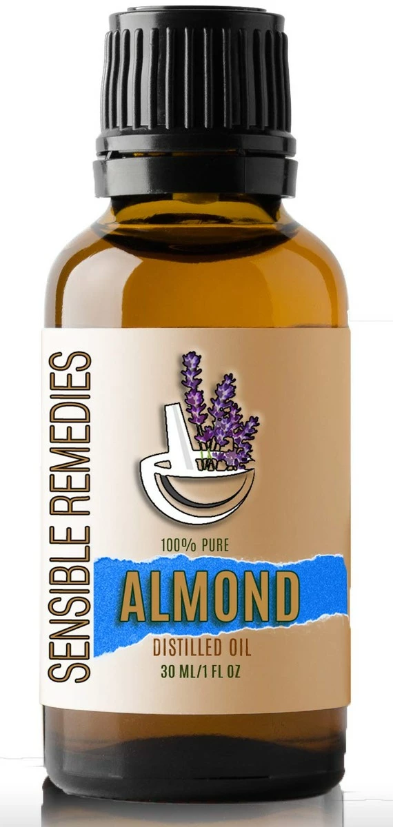 Sensible Remedies Almond Oil 100% Pure And Natural Distilled 30 ML (1 Oz) 3 Sensible Remedies Almond Oil 100% Pure And Natural Distilled 30 ML (1 Oz)