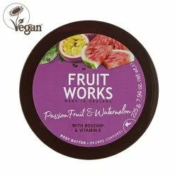 Fruit Works Passion Fruit & Watermelon Cruelty Free & Vegan Body Butter With Natural Extracts 1x 225g 7 Fruit Works Passion Fruit & Watermelon Cruelty Free & Vegan Body Butter With Natural Extracts 1x 225g -Moisturizers Sales 5bmihsq7fnvfb4e8l6putgvdz0e2