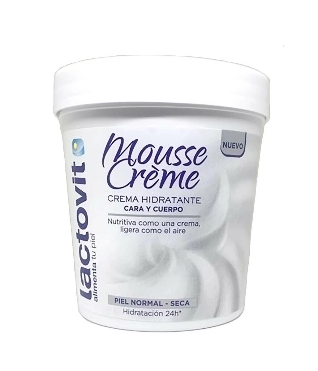 Lactovit Mousse Creme, Crema Hidratante Para La Cara Y El Cuerpo Para Piel Normal A Seca, Nutritiva Y Ligera, 8.5 Oz (250ml) 3 Lactovit Mousse Creme, Crema Hidratante Para La Cara Y El Cuerpo Para Piel Normal A Seca, Nutritiva Y Ligera, 8.5 Oz (250ml)