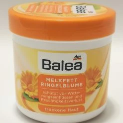 Balea Milk Fat Marigold, 250 Ml, Cares For Dry, Stressed Or Cracked Skin, Vegan - German Product