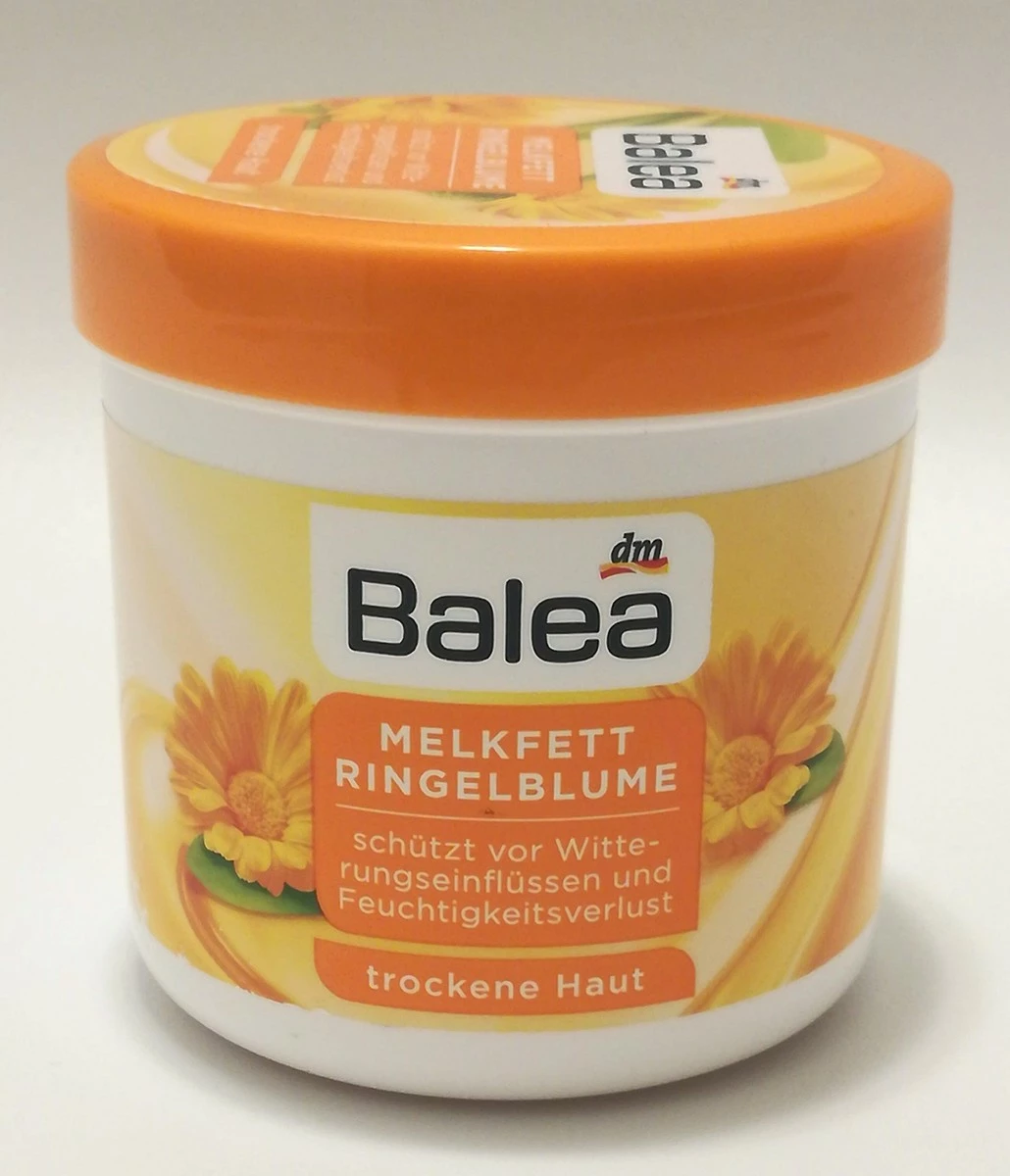 Balea Milk Fat Marigold, 250 Ml, Cares For Dry, Stressed Or Cracked Skin, Vegan - German Product 3 Balea Milk Fat Marigold, 250 Ml, Cares For Dry, Stressed Or Cracked Skin, Vegan - German Product