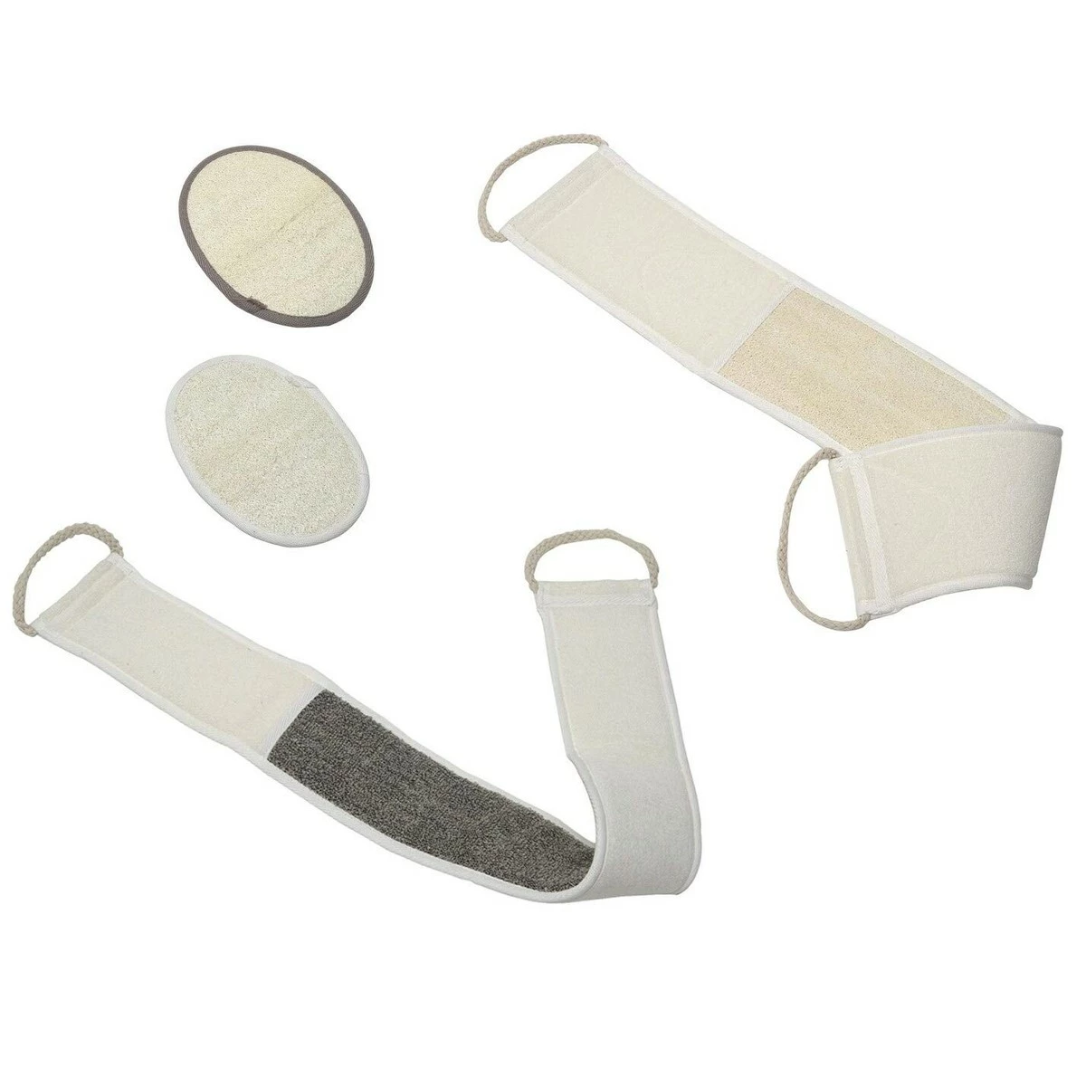 EVIDECO Store EVIDECO Spa Wellness Body Scrubbing Massager Strap Natural, Beige 7 EVIDECO Store EVIDECO Spa Wellness Body Scrubbing Massager Strap Natural, Beige - Image 5