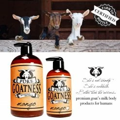 Pure Goatness Premium Goat Milk Lotion Natural Skincare Body Hand And Face Rejuvenating And Cleansing Moisturizer (Mango, 16oz) 15 Pure Goatness Premium Goat Milk Lotion Natural Skincare Body Hand And Face Rejuvenating And Cleansing Moisturizer (Mango, 16oz) -Moisturizers Sales 5g3pp3tsj8sdihm7h8wuf7vvdno2