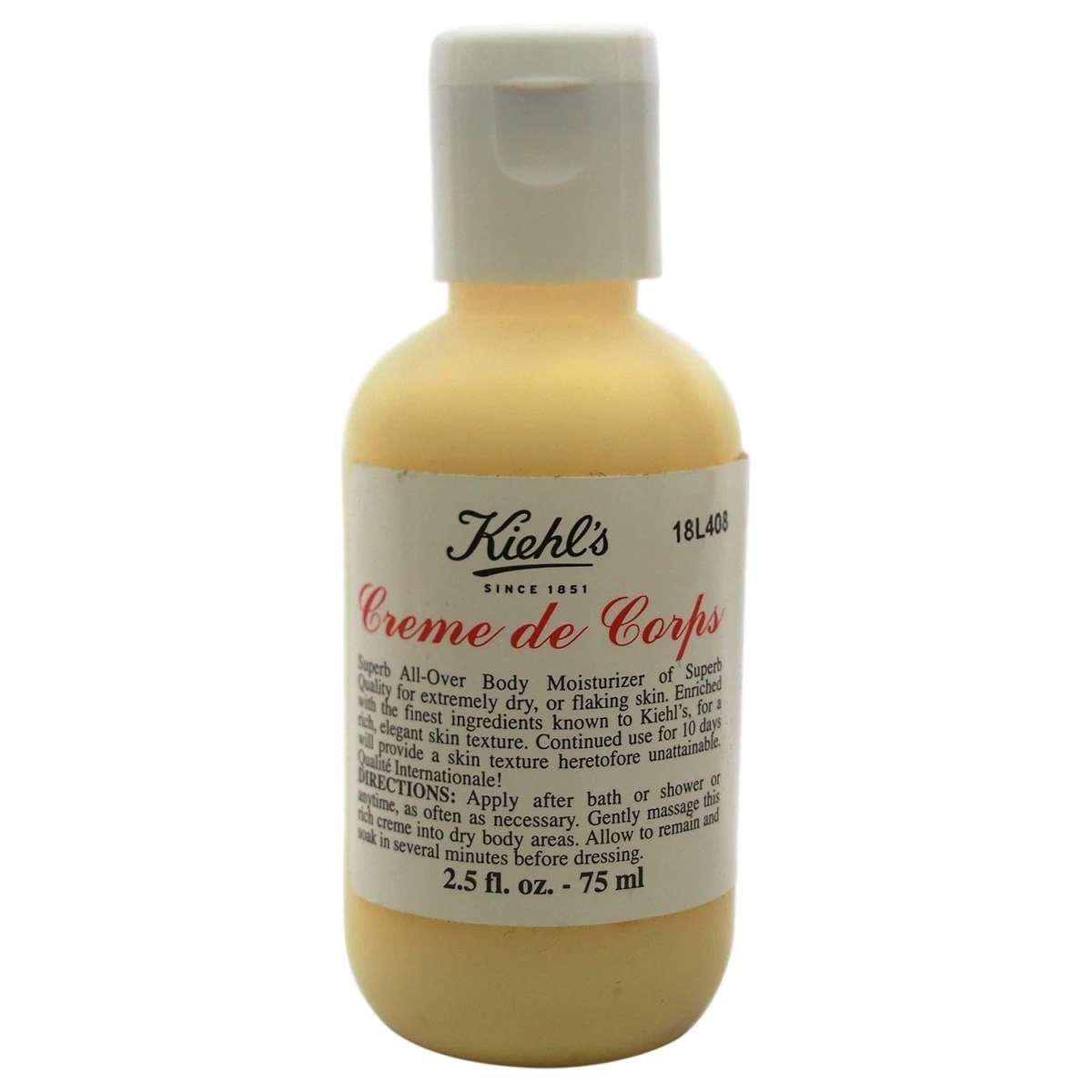 Creme De Corps Kiehl's Body Moisturizer 2.5 Oz Unisex 3 Creme De Corps Kiehl's Body Moisturizer 2.5 Oz Unisex