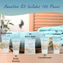 Terra Pure Store Aqua Organics | 1-Shoppe All-In-Kit | Hotel Size Amenities Set | Hotel/AirBnB/VRBO/Vacation Rental Soap Set | (150 Pcs) 8 Terra Pure Store Aqua Organics | 1-Shoppe All-In-Kit | Hotel Size Amenities Set | Hotel/AirBnB/VRBO/Vacation Rental Soap Set | (150 Pcs) -Moisturizers Sales 5o6xl8ok4xhe21ju84tlsia4r8c3