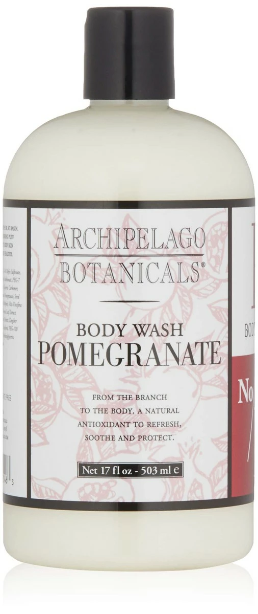 Archipelago Botanicals Pomegranate Body Wash. A Natural Body Cleanser To Refresh, Soothe And Protect Your Skin (17 fl Oz) 3 Archipelago Botanicals Pomegranate Body Wash. A Natural Body Cleanser To Refresh, Soothe And Protect Your Skin (17 fl Oz)
