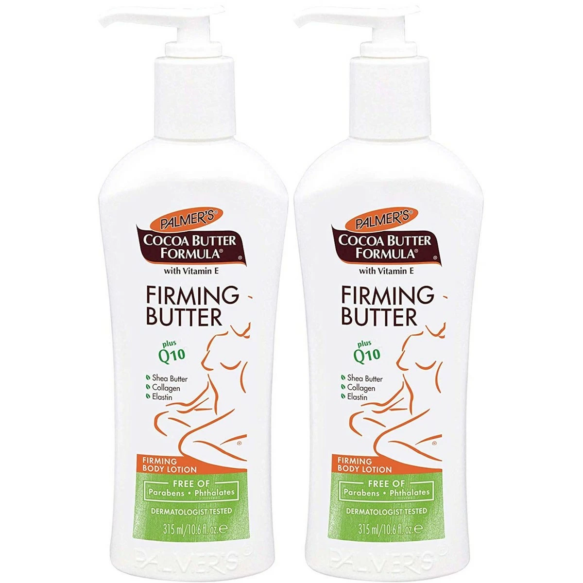 Palmers Cocoa Butter Firming Butter 10.6 Ounce Pump (313ml) (2 Pack) 4 Palmers Cocoa Butter Firming Butter 10.6 Ounce Pump (313ml) (2 Pack) - Image 2