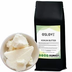 Oslove Organics Store Kokum Butter 1 LB By Oslove Organics-Pure, Natural, Fresh, Thickener For Body Butters, Sunscreens, Soaps, Deodorants And Lotions.