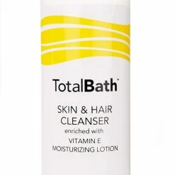 DermaRite Store TotalBath Skin And Hair Cleanser - 2 Pack, 7.5 Oz - Full Body Shampoo And Body Wash Moisturizing Lotion - Enriched With Vitamin E - Ideal For Sensitive Skin, Rinse Free