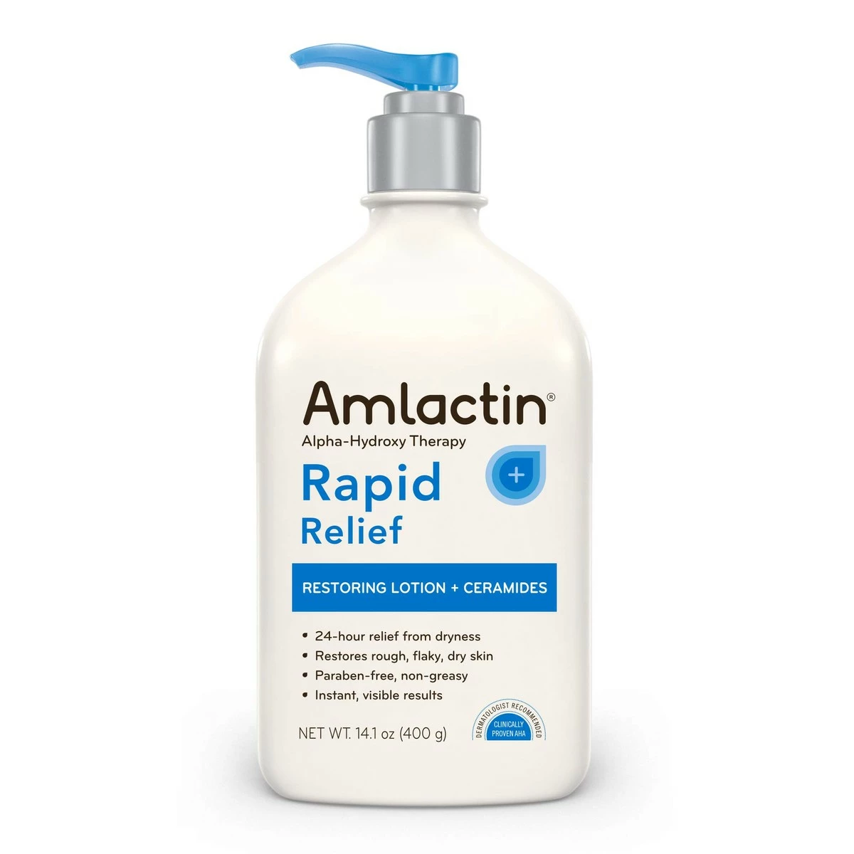 AmLactin Store AmLactin Rapid Relief Restoring Lotion + Ceramides, 14.1 Ounce With Pump, Paraben Free 3 AmLactin Store AmLactin Rapid Relief Restoring Lotion + Ceramides, 14.1 Ounce With Pump, Paraben Free