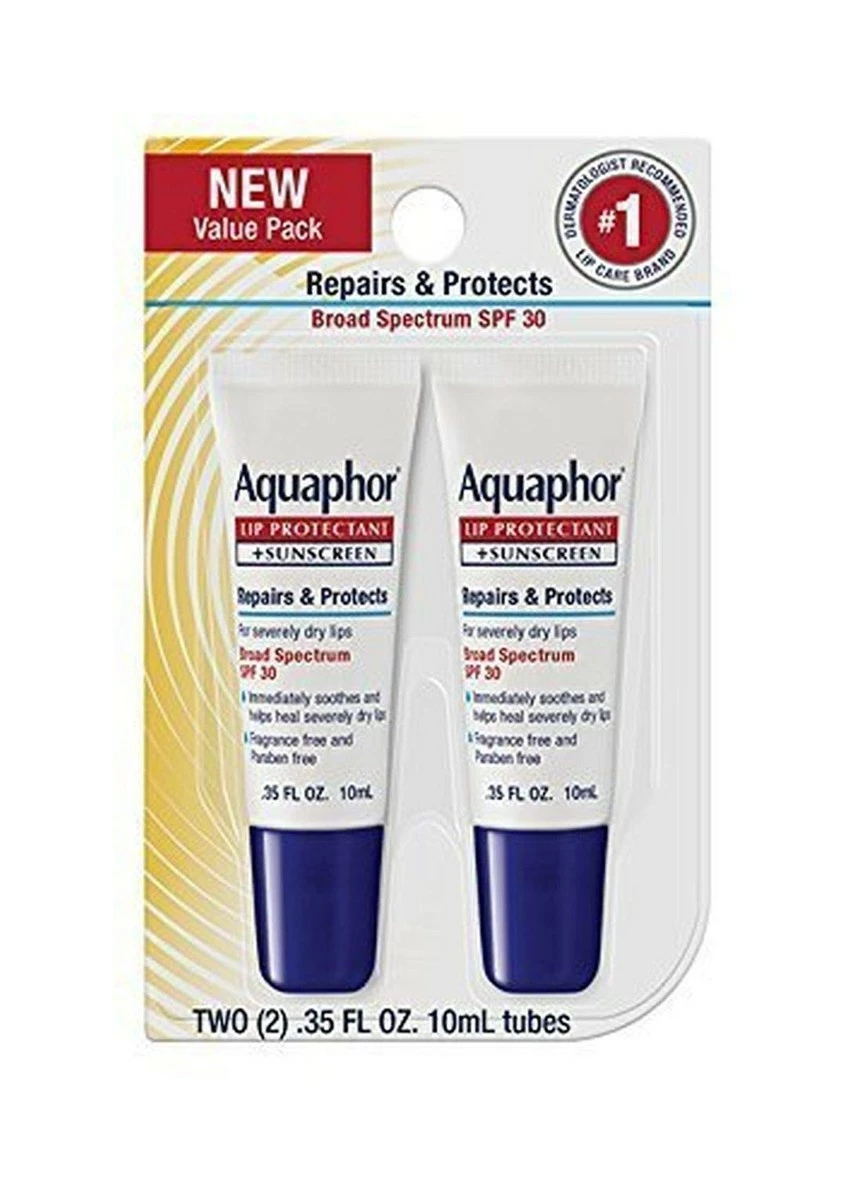 Aquaphor Store Aquaphor Lip Repair & Protect Tube Blister Card Dual Pack, 0.35 Ounce 3 Aquaphor Store Aquaphor Lip Repair & Protect Tube Blister Card Dual Pack, 0.35 Ounce