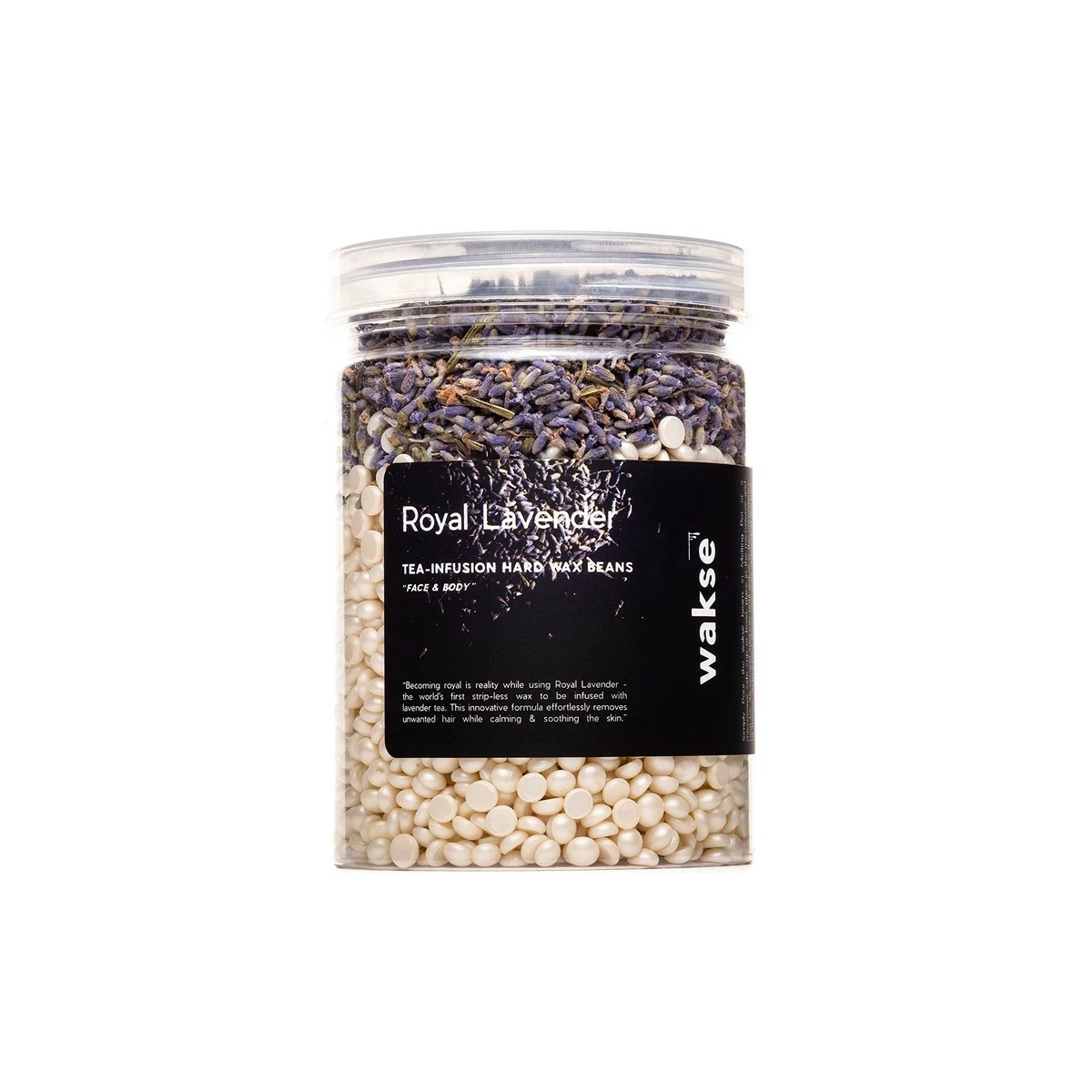Wakse Royal Lavender Tea Infusion Hard Wax Beans (12.8oz) 3 Wakse Royal Lavender Tea Infusion Hard Wax Beans (12.8oz)