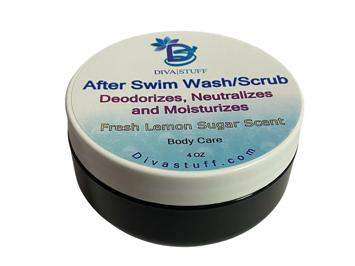 Diva Stuff Store After Swim Wash And Scrub, Deodorizes, Neutralizes And Moisturizes , Helps To Eliminate Rashes And Rid The Skin Of The Smell Of Chlorine ,Fresh Lemon Sugar Scent 4 Diva Stuff Store After Swim Wash And Scrub, Deodorizes, Neutralizes And Moisturizes , Helps To Eliminate Rashes And Rid The Skin Of The Smell Of Chlorine ,Fresh Lemon Sugar Scent - Image 2