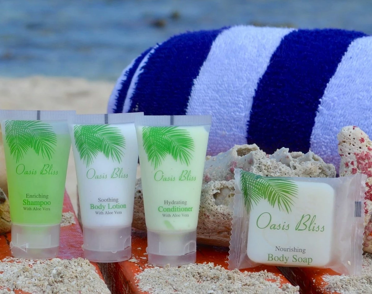 Bluefire Hotel Supply 100 Pcs Hotel Amenities Bundle: 25 Bath Bars, 25 Shampoo, 25 Conditioner, 25 Lotion - Bulk Mini Travel Size Guest Supplies Set 8 Bluefire Hotel Supply 100 Pcs Hotel Amenities Bundle: 25 Bath Bars, 25 Shampoo, 25 Conditioner, 25 Lotion - Bulk Mini Travel Size Guest Supplies Set - Image 6