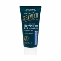 The Seaweed Bath Co. Store The Seaweed Bath Co. Sleep Collection Cream, Calm Scent, Vetiver & Geranium, Soothing & Restoring Cleanser, Vegan, Paraben Free, 12 Oz.