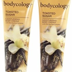 Bodycology Toasted Sugar Moisturizing Body Cream 8 Oz (Pack Of 2)