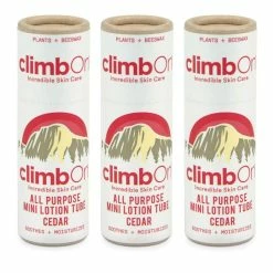 ClimbOn All Purpose Lotion Bar - Aromatherapy Balm Helps Soothes And Moisturizes Dry Cracked Skin (0.5 Oz Tube (3 Pack))