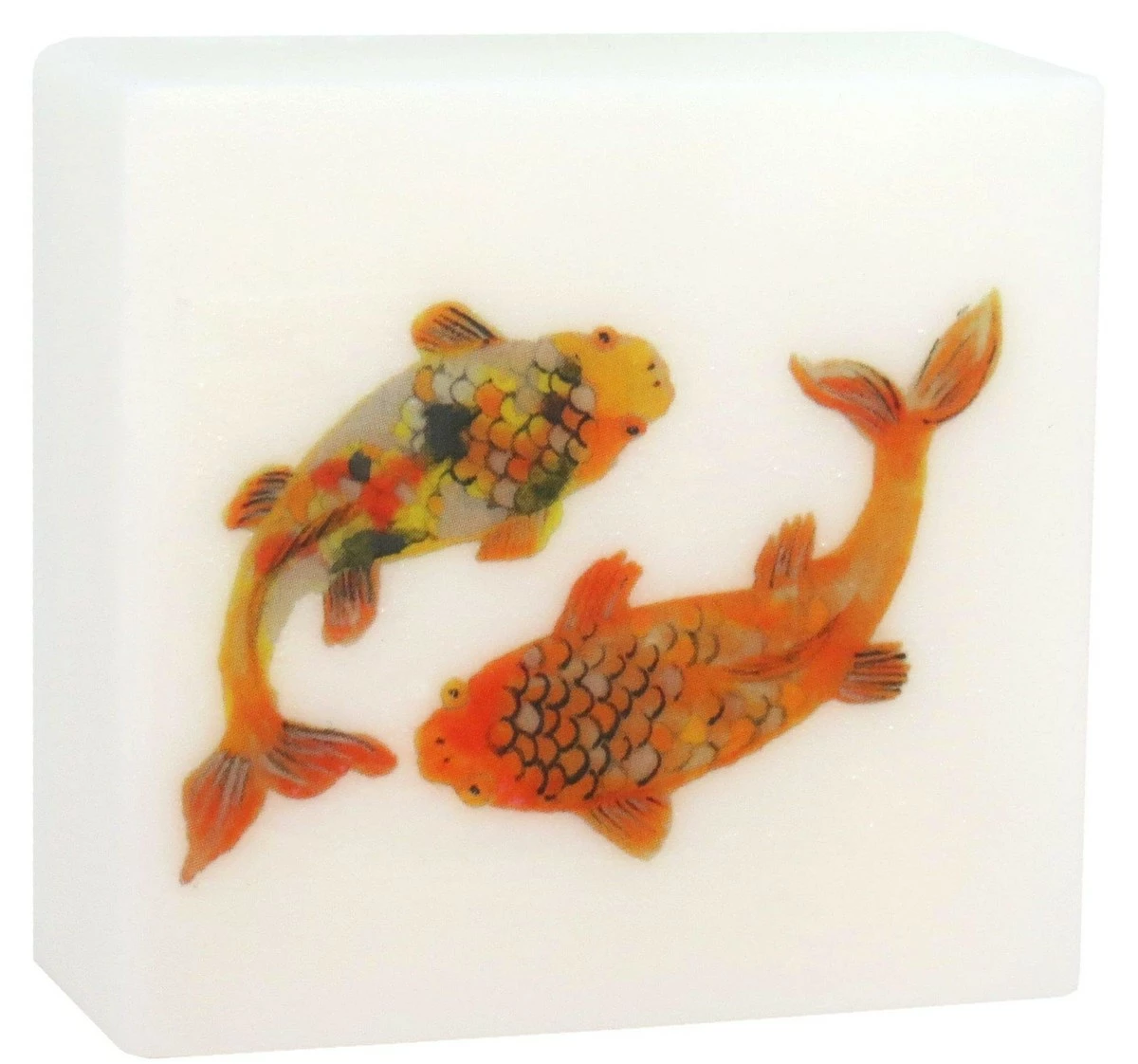 Eclectic Lady Store Fresh Cut Grass Scented Glycerin Soap With Koi Fish Design 3 Eclectic Lady Store Fresh Cut Grass Scented Glycerin Soap With Koi Fish Design