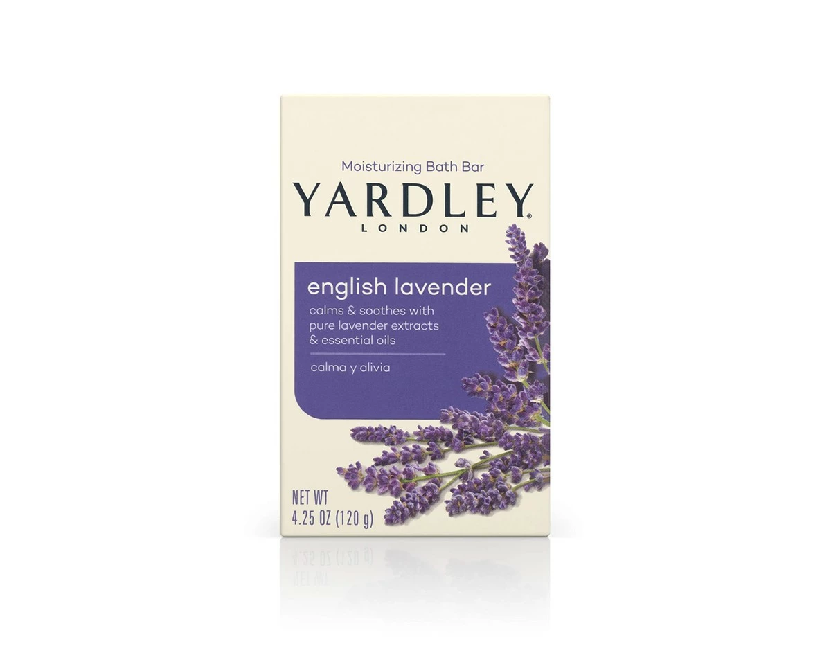 Yardley Of London Moisturizing Bars, 4.25 Oz, English Lavender 4 Ea Package Of 4 4 Yardley Of London Moisturizing Bars, 4.25 Oz, English Lavender 4 Ea Package Of 4 - Image 2