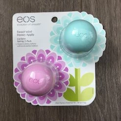 EOS Spring 2018 Evolution Of Smooth 2 Pack Lip Balm Sweet Mint + Honey Apple