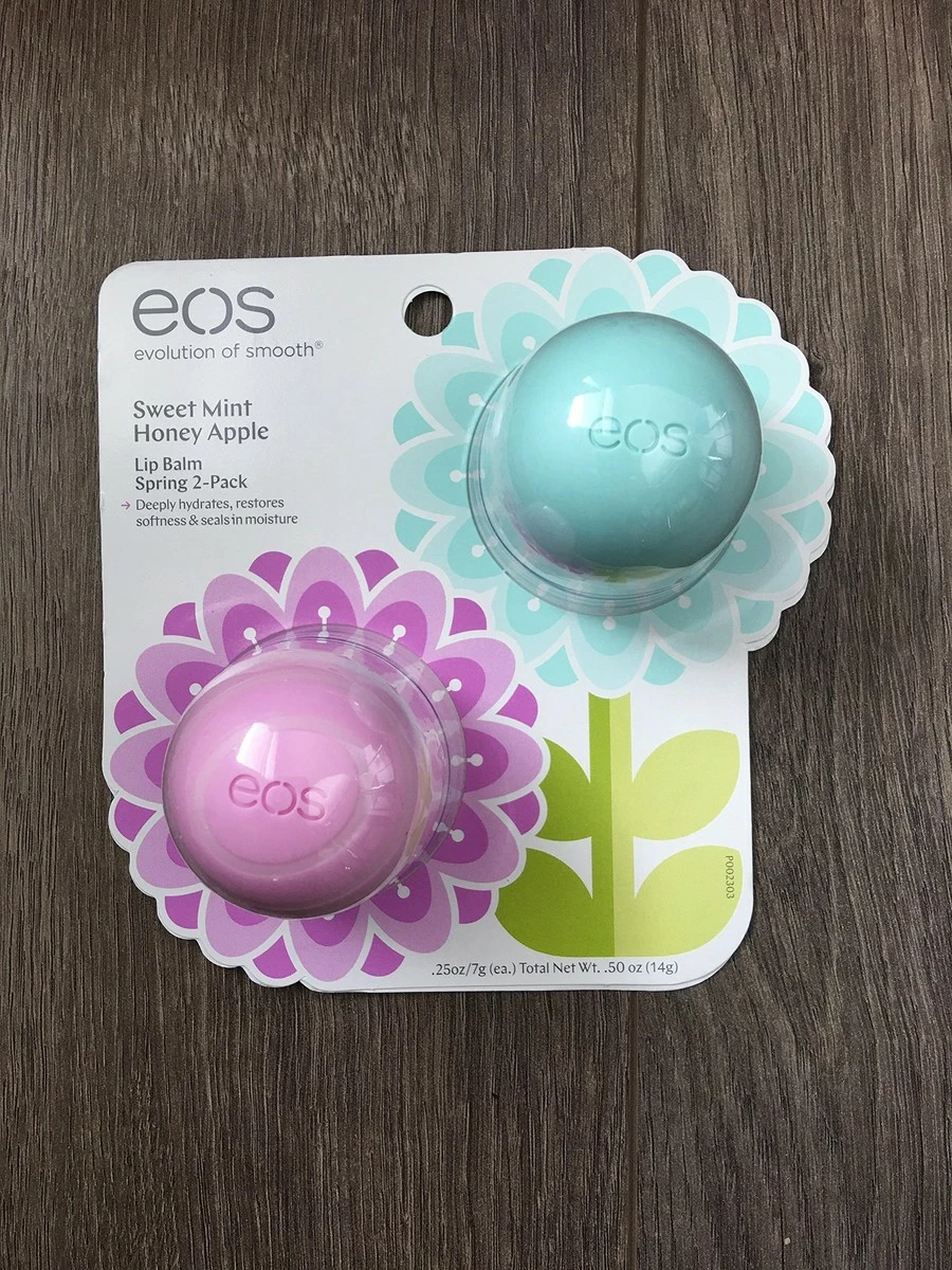 EOS Spring 2018 Evolution Of Smooth 2 Pack Lip Balm Sweet Mint + Honey Apple 3 EOS Spring 2018 Evolution Of Smooth 2 Pack Lip Balm Sweet Mint + Honey Apple