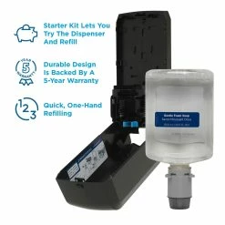 Georgia Pacific Pacific Blue Ultra™ Manual Soap & Sanitizer Dispenser Starter Kit By GP PRO, 5305714, [Contains 1 Manual Soap & Sanitizer Dispenser (53057) And 1 Manual Gentle Foam Soap Dispenser Refill (43714)] -Moisturizers Sales 6wpper30eycwp0cj35o7hkcrcv0l