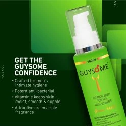 GUYSOME Intimate Wash For Men, Daily Hygiene Wash For Male Genital Area Care, PH Balance For Sensitive Skin With Vitamin E & Sea Buckthorn 3.38 FL Oz 100ML (Apple) 10 GUYSOME Intimate Wash For Men, Daily Hygiene Wash For Male Genital Area Care, PH Balance For Sensitive Skin With Vitamin E & Sea Buckthorn 3.38 FL Oz 100ML (Apple) -Moisturizers Sales 6ywc0xircsxbszkxk97rrh7b4ub2