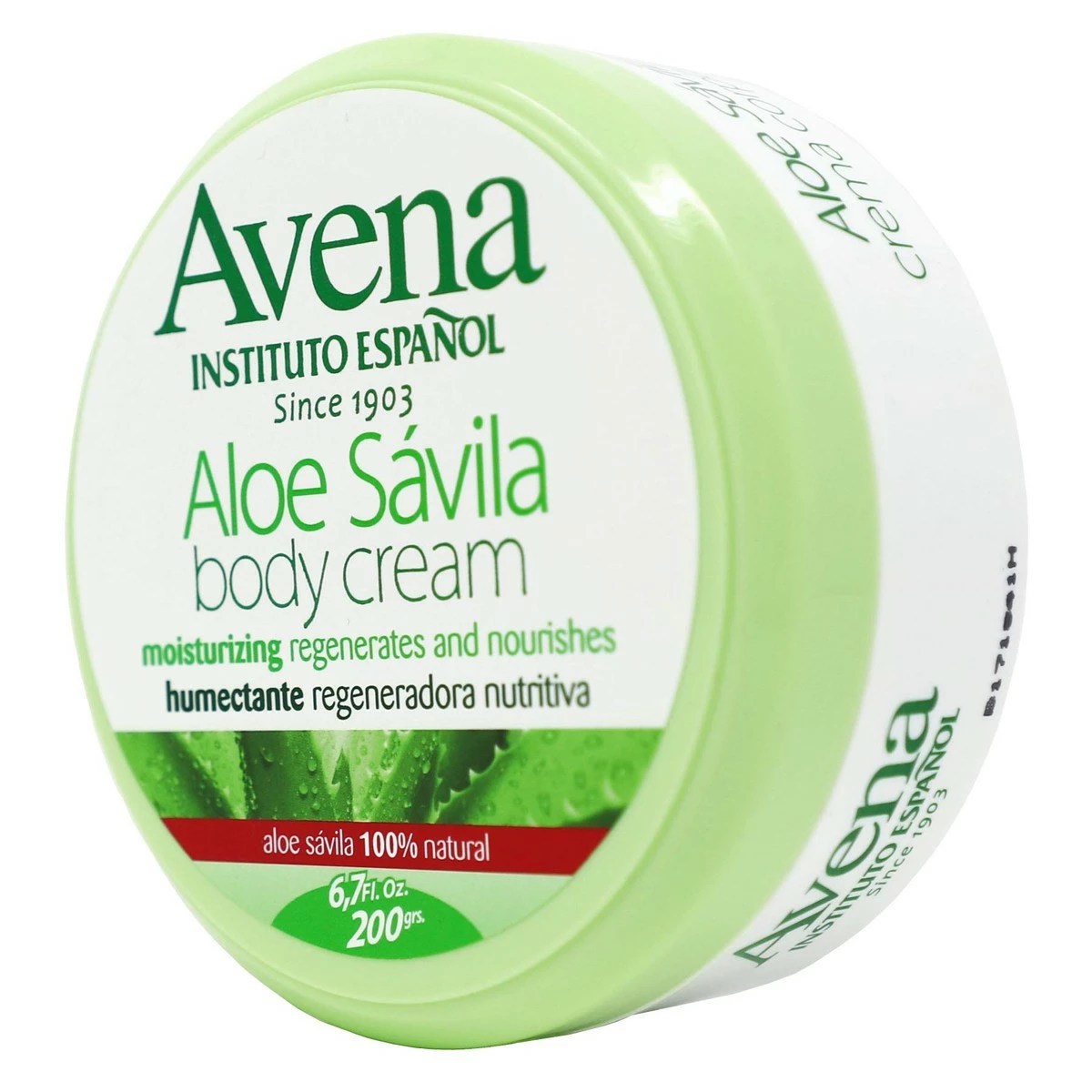 Avena Instituto Espanol Store Avena Instituto Espanol Español Avena Aloe Vera Body Cream Moisturizing With Aloe Helps To Regenerate And Nourish Your Skin Fresh And Mild Scent 2-pack Of 6.7 FL Oz Body Cream (Jars) 6 Avena Instituto Espanol Store Avena Instituto Espanol Español Avena Aloe Vera Body Cream Moisturizing With Aloe Helps To Regenerate And Nourish Your Skin Fresh And Mild Scent 2-pack Of 6.7 FL Oz Body Cream (Jars) - Image 4