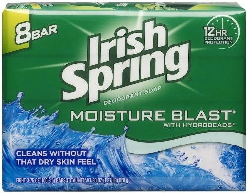 Irish Spring® Irish Spring Moisture Blast Bar Soap, 8 Count 3 Irish Spring® Irish Spring Moisture Blast Bar Soap, 8 Count