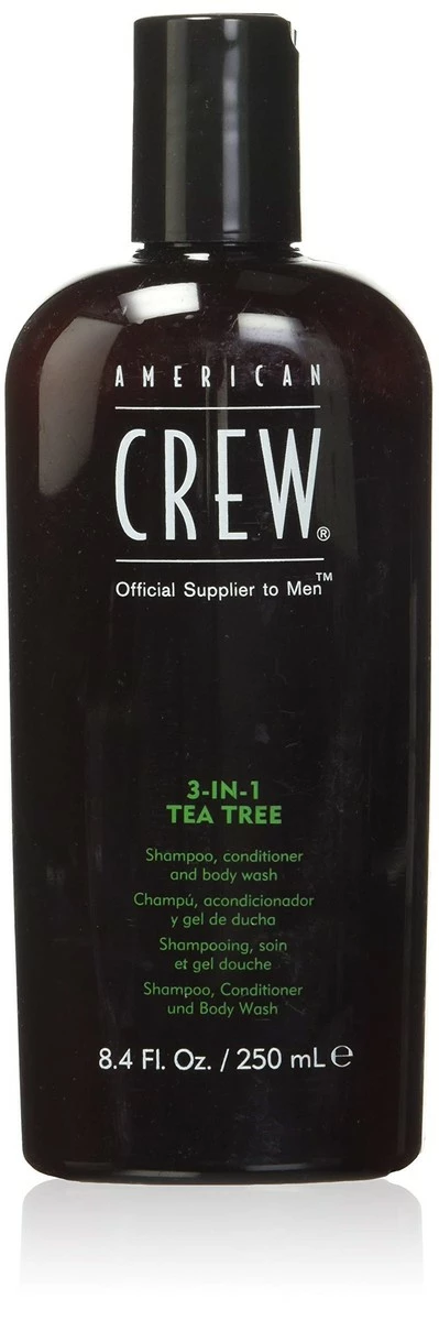 AMERICAN CREW 3-in-1 Tea Tree, All-in-One Shampoo, Conditioner, And Body Wash 3 AMERICAN CREW 3-in-1 Tea Tree, All-in-One Shampoo, Conditioner, And Body Wash