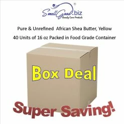 SmellGood Store SmellGood - Pure Unrefined African Shea Butter, Natural And Handmade, Yellow Color, Packed In 16 Oz Food Grade Resealable Container, 40 Units BOX DEAL 8 SmellGood Store SmellGood - Pure Unrefined African Shea Butter, Natural And Handmade, Yellow Color, Packed In 16 Oz Food Grade Resealable Container, 40 Units BOX DEAL -Moisturizers Sales 7apw8b12v83dt1ltykw6rj8ja7l8