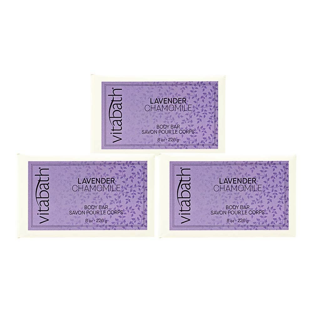 Vitabath 8oz Lavender Chamomile Bar Soap (3pk) 3 Vitabath 8oz Lavender Chamomile Bar Soap (3pk)
