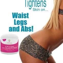 Victoria's Body Shoppe Store Slim & Tone Anti Cellulite Cream Firming Lotion Botanical Defense Skin Tightening Reduce Sagging Loose Skin Dimples Buttocks Legs Stomach Plus Exclusive Diet And Recipe Guide FREE -Moisturizers Sales 7r8f4utzq1jqrf7sheodj45gn74c