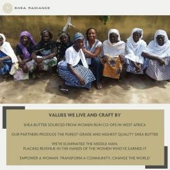 Shea Radiance Store Shea Radiance Unrefined Organic Handcrafted Shea Butter - Face, Body, Hand, Skin & Hair Moisturizer - For All Skin Types | Apricot Oil (9oz)