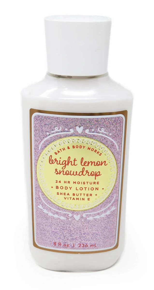 Bath & Body Works Bath And Body Works Bright Lemon Snowdrop Body Lotion 8 Ounce Holiday 2019 Collection 3 Bath & Body Works Bath And Body Works Bright Lemon Snowdrop Body Lotion 8 Ounce Holiday 2019 Collection