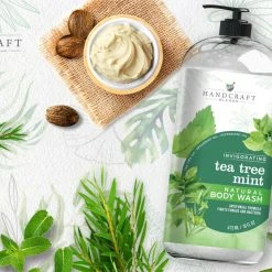 Handcraft Blends Handcraft Tea Tree Mint Body Wash 16 Oz - Extra Strength Body Wash For Athletes Foot, Nail Fungus, Itchy Skin, Jock Itch, Acne And Eczema - Tea Tree Mint Body Wash For Men & Women -Moisturizers Sales 86lcq51qnogow1jokzntiovp4qnl