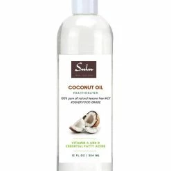 SULU ORGANICS 100% Pure Kosher Fractionated Coconut Oil All Natural 4 Oz