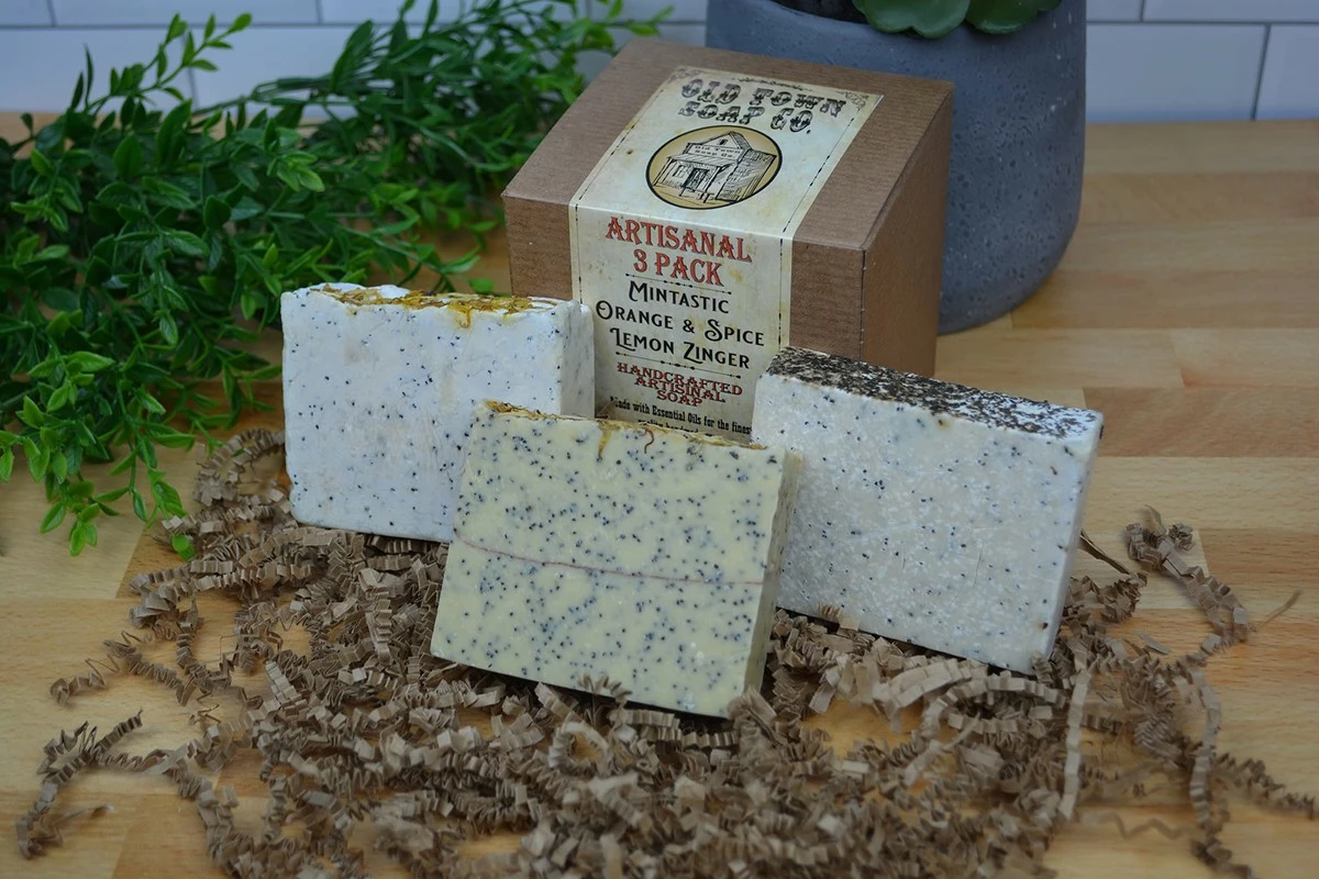 Old Town Soap Co. Old Town Soap Co Body Wash Set, Natural, Fresh Moisturizing Bars, Clay, Essential Oil , Bath And Body, Great Gift, For Dry Face And Skin, Gifts, Lemon Zinger, Orange And Spice, Mintastic. 5 Old Town Soap Co. Old Town Soap Co Body Wash Set, Natural, Fresh Moisturizing Bars, Clay, Essential Oil , Bath And Body, Great Gift, For Dry Face And Skin, Gifts, Lemon Zinger, Orange And Spice, Mintastic. - Image 3