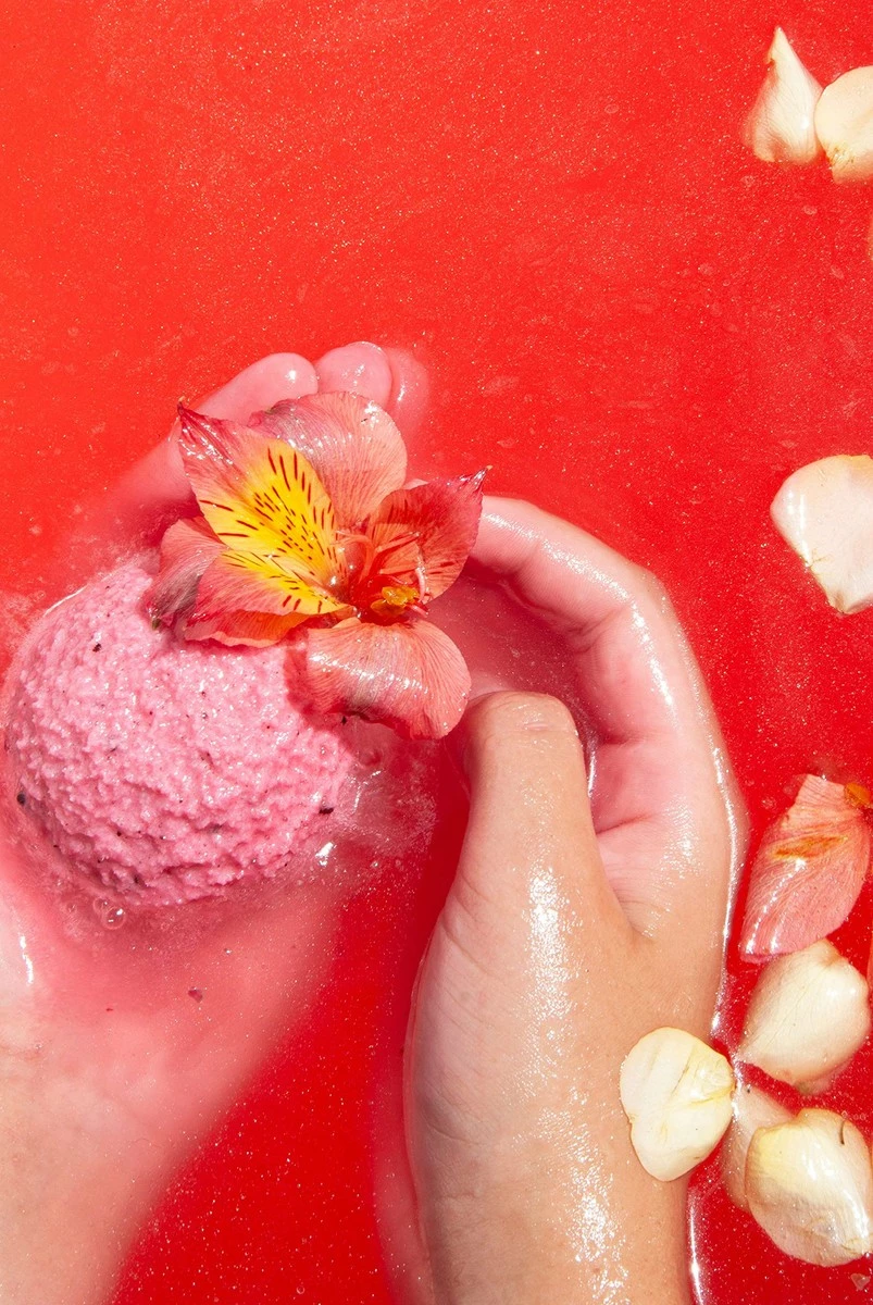 Ahhh Peach Gift Pack - Peach Smoothie Bath Bomb 180g, Peach Smoothie Soap Bar 120g, Peach Smoothie Sugar Scrub Bar 100g - Handcrafted In New Zealand Using Natural Ingredients 5 Ahhh Peach Gift Pack - Peach Smoothie Bath Bomb 180g, Peach Smoothie Soap Bar 120g, Peach Smoothie Sugar Scrub Bar 100g - Handcrafted In New Zealand Using Natural Ingredients - Image 3